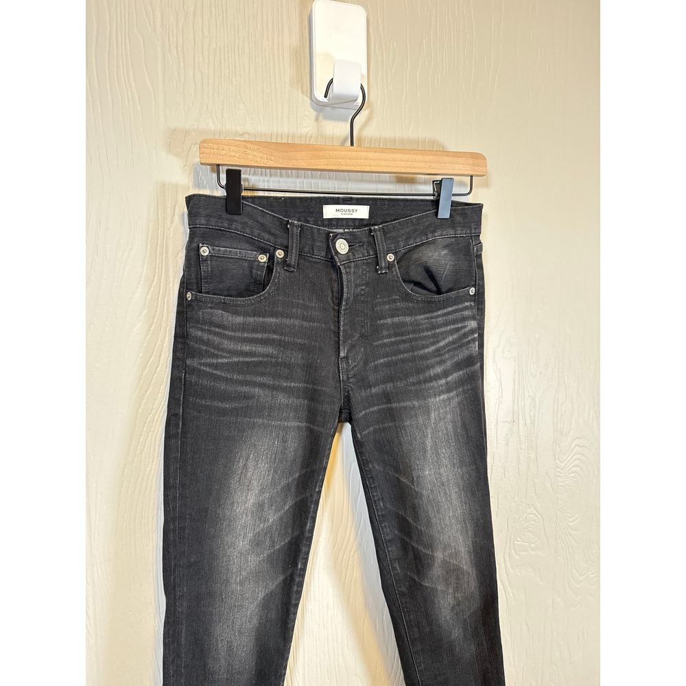 MOUSSY VINTAGE‎ • Black Wash Skinny Jeans Women's Denim Sz 26 Slim Fit - Picture 3 of 9